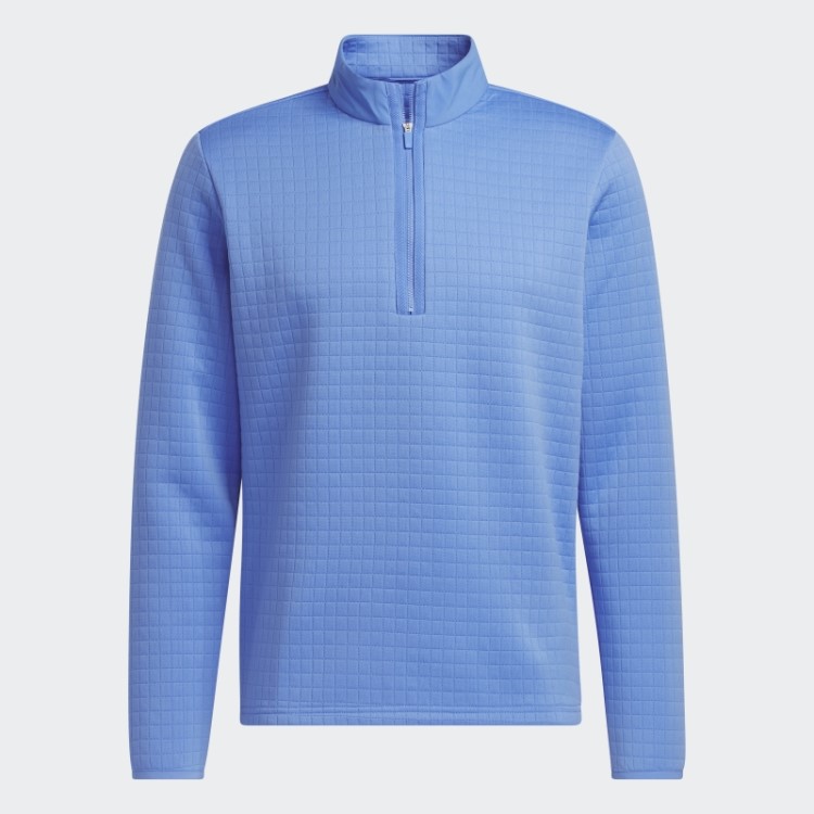 Pulôver Azul Dwr Com Zíper 1/4 Adidas