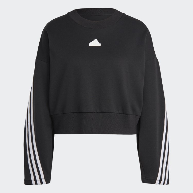 Future Icons Moletom Com As Três Listras Preto Adidas