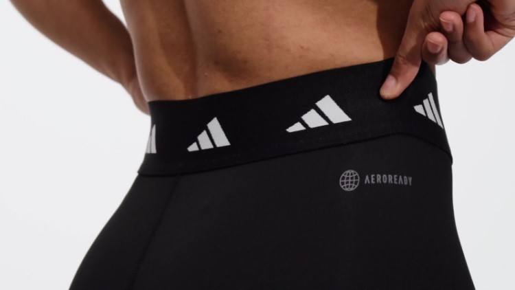Legging Preta Techfit 7/8 Adidas