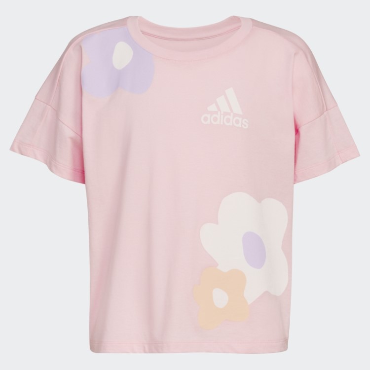 Camiseta Rosa Solta Adidas