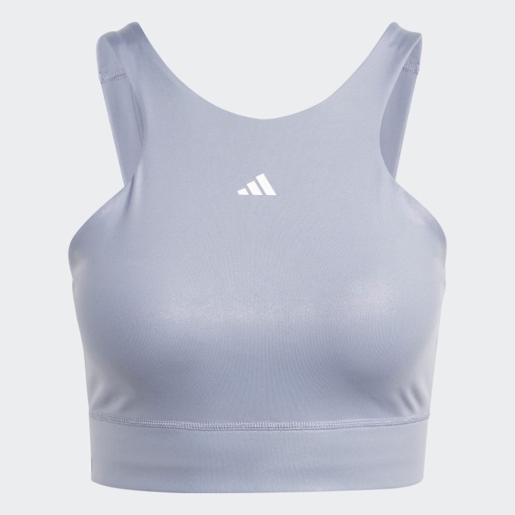 Sutiã Espinhel De Treinamento Powerimpact Suporte Médio Prateado Adidas