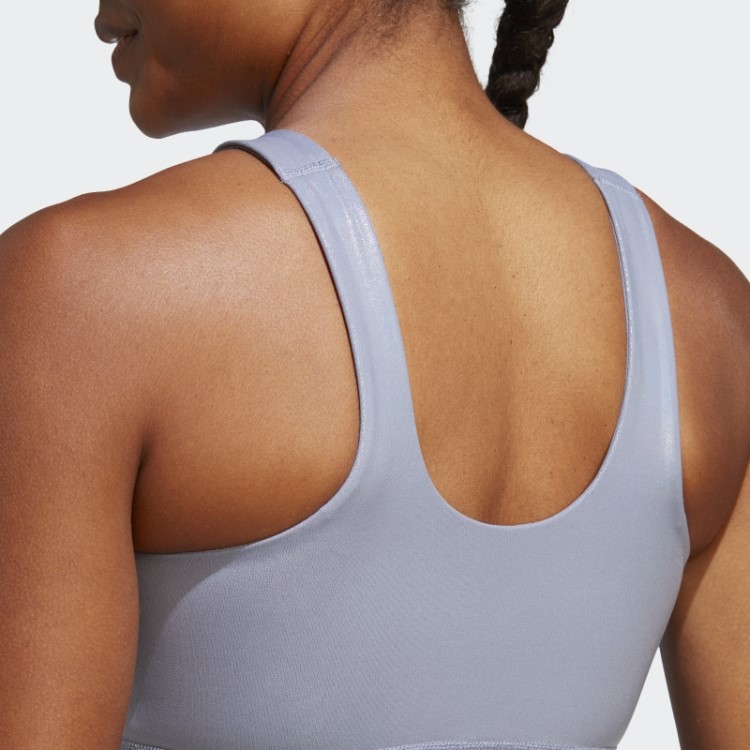 Sutiã Espinhel De Treinamento Powerimpact Suporte Médio Prateado Adidas