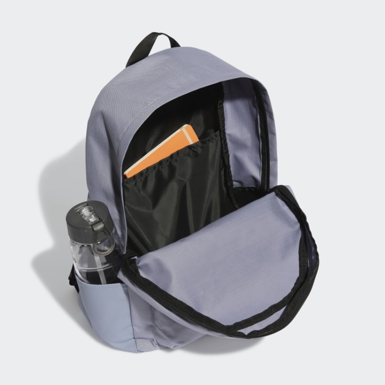 Clássica Mochila Horizontal De 3 Listras Adidas Prata Violeta
