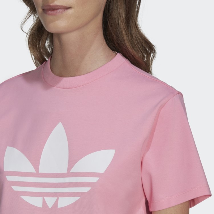 Camiseta Adicolor Classics Trefoil Rosa Adidas