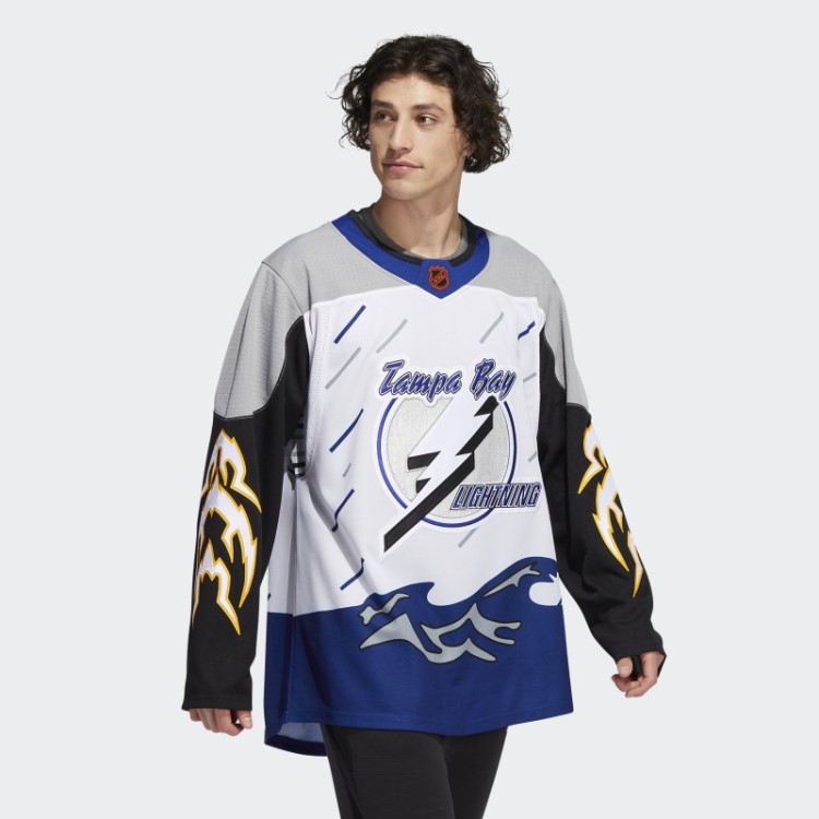 Camisa Retrô Reversa Autêntica Adidas Lightning Branca
