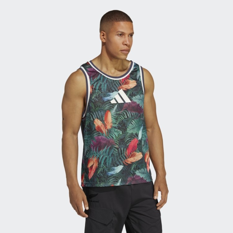 All Blacks Rugby Estilo De Vida Singlet Preto Adidas