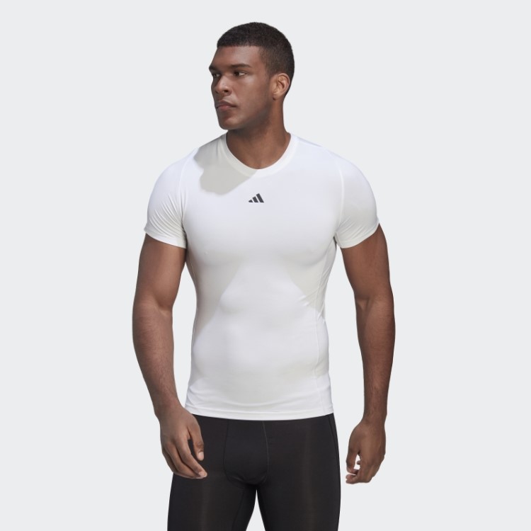 Camiseta De Treino Branca Techfit Adidas