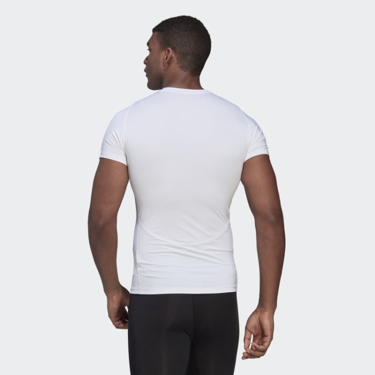 Camiseta De Treino Techfit Branca Adidas