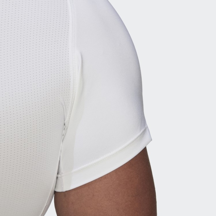 Camiseta De Treino Techfit Branca Adidas
