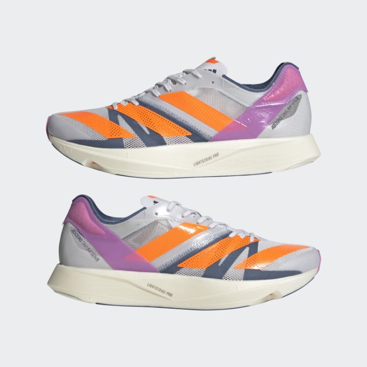 Dash Cinza Adizero Takumi Sen 8 Tênis De Corrida Adidas