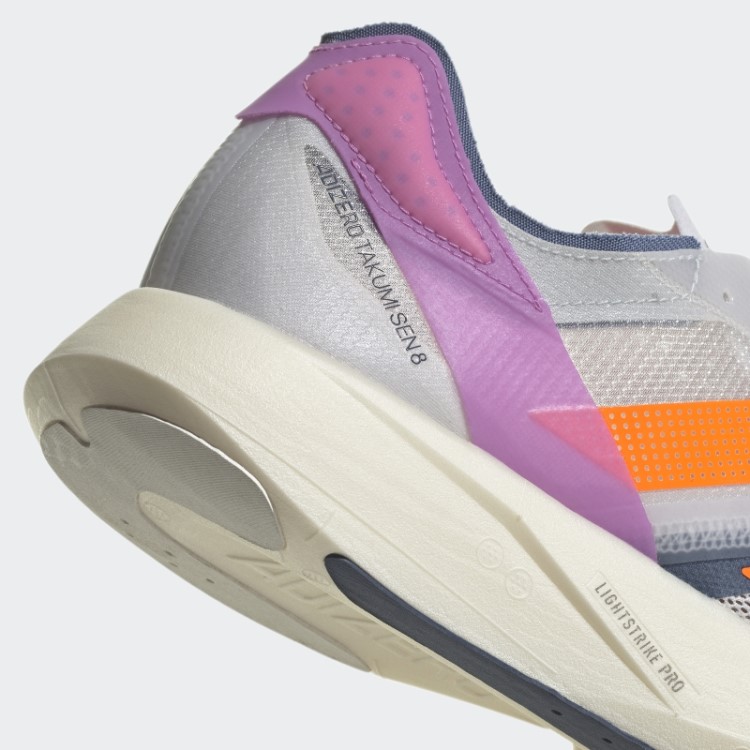 Dash Cinza Adizero Takumi Sen 8 Tênis De Corrida Adidas