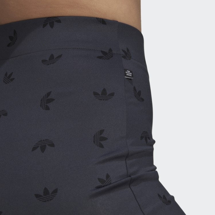 Calça Elástica Allover Cinza Noite Adidas