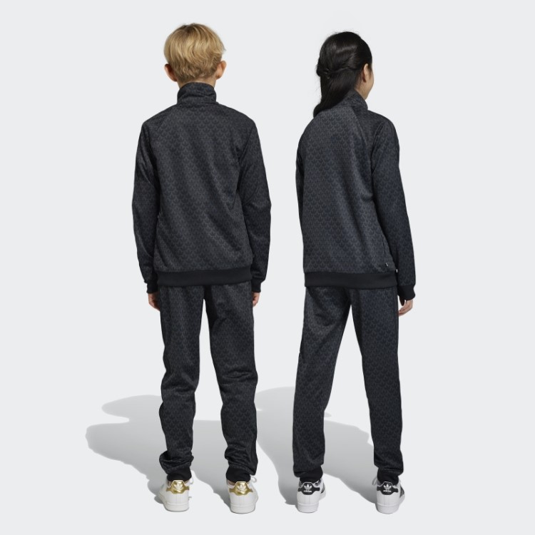 Calça Esportiva Com Estampa De Monograma Adidas Carbon
