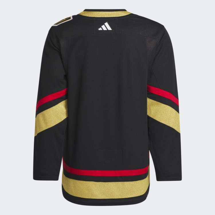 Adidas Golden Knights Autêntico Reverso Retrô Marca Wordmark Jersey Preto