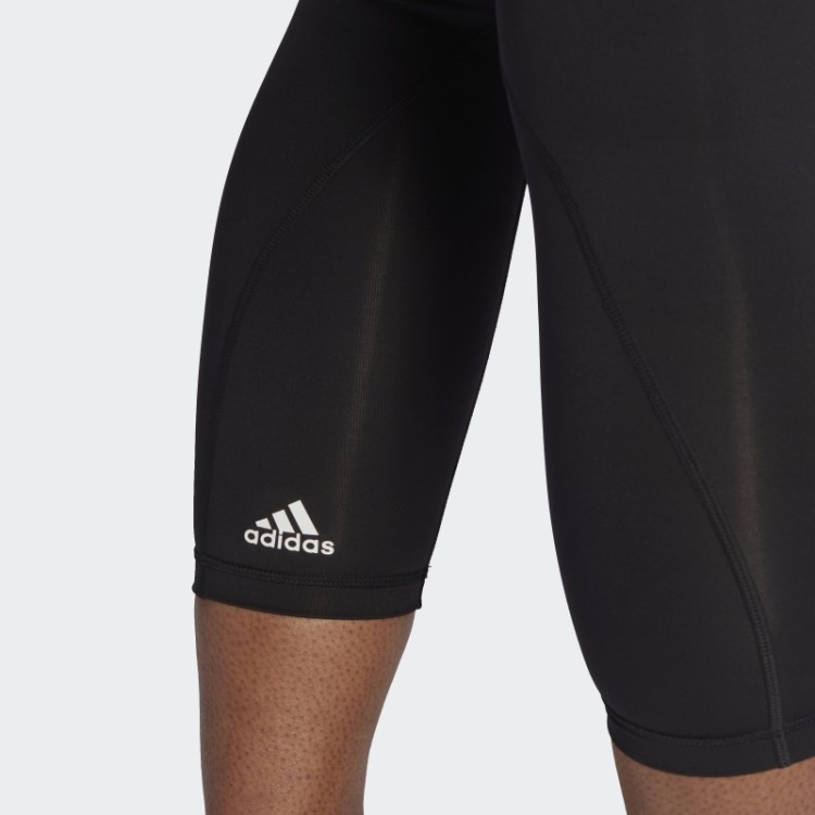 Legging Preta Optime Trainicons 3 Listras 7/8 (tamanho Grande) Adidas
