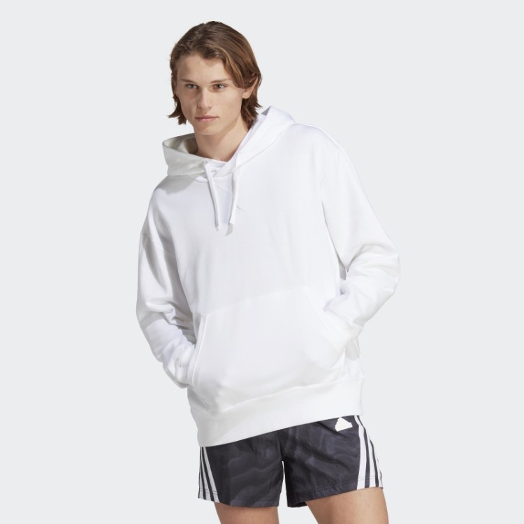 Adidas All Szn French Terry Moletom Com Capuz Branco