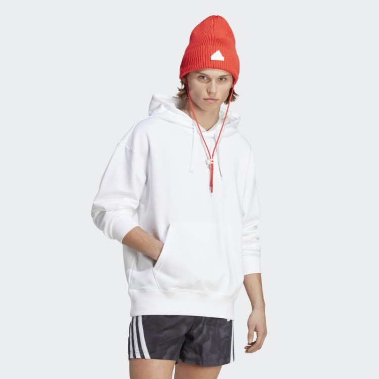 Adidas All Szn French Terry Moletom Com Capuz Branco