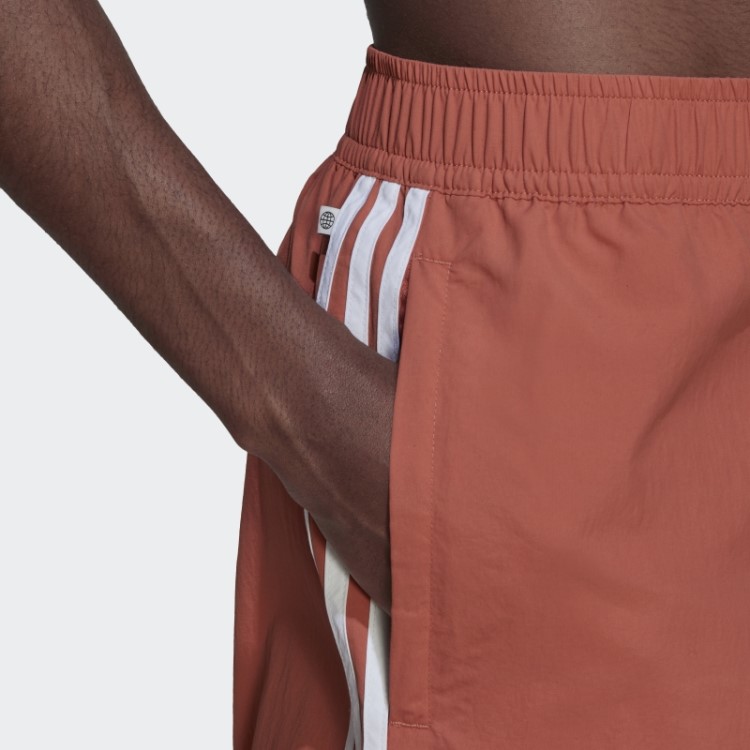 Calção De Banho Adicolor Com As 3 Riscas Adidas Earth
