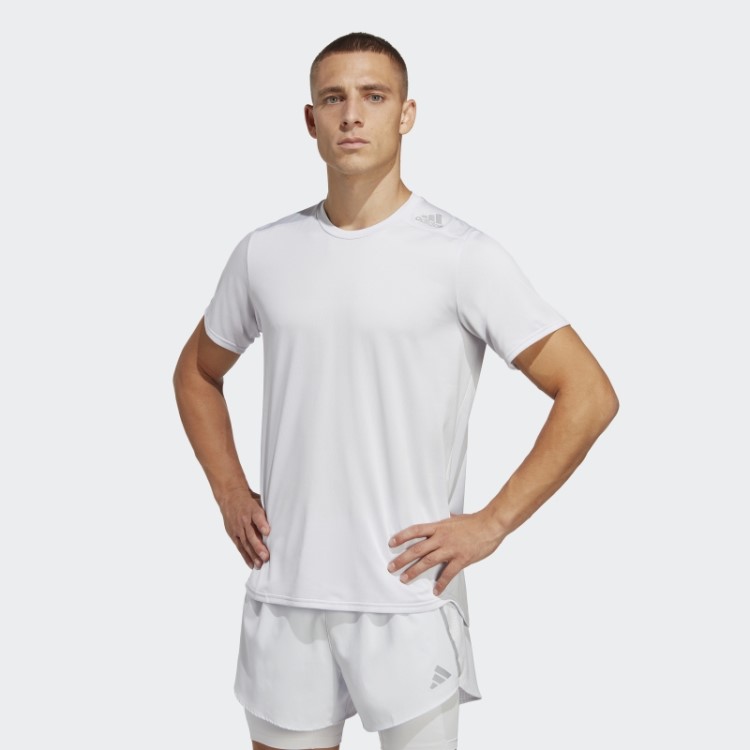 T-shirt De Corrida Com Design 4 Adidas Dash Cinza