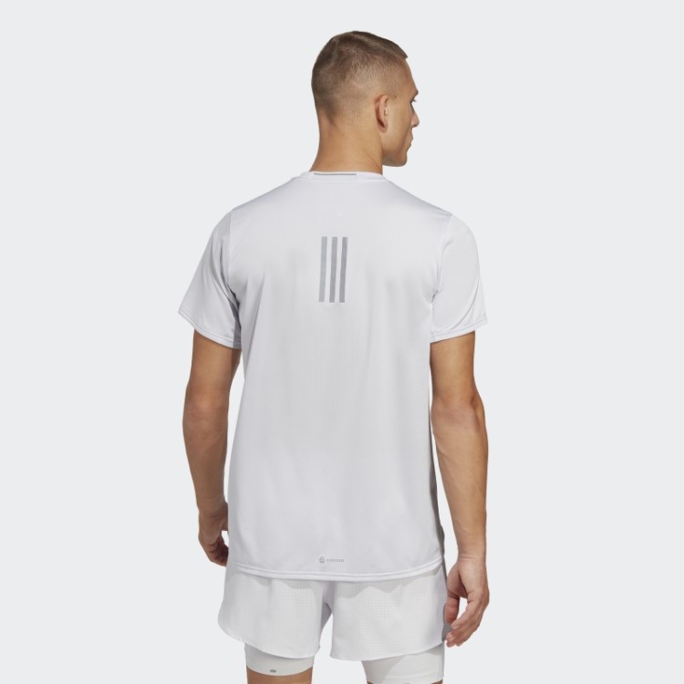 T-shirt De Corrida Com Design 4 Adidas Dash Cinza