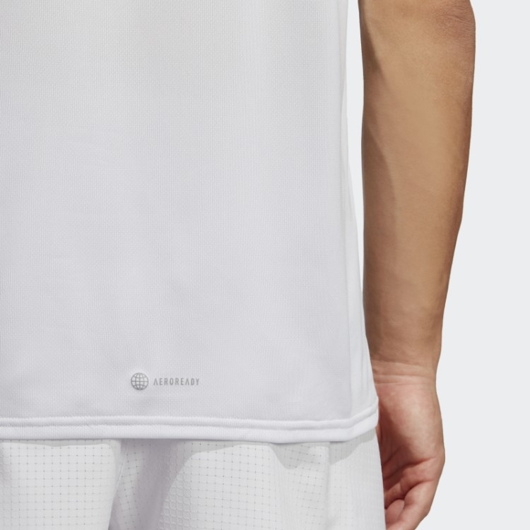 T-shirt De Corrida Com Design 4 Adidas Dash Cinza