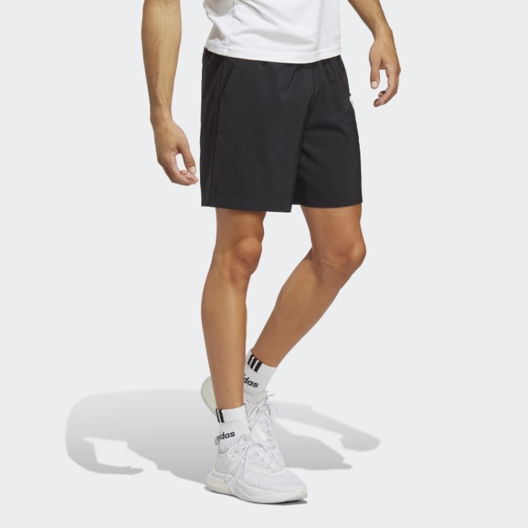 Short Aeroready Essentials Chelsea Linear Logo Adidas Black Fashion