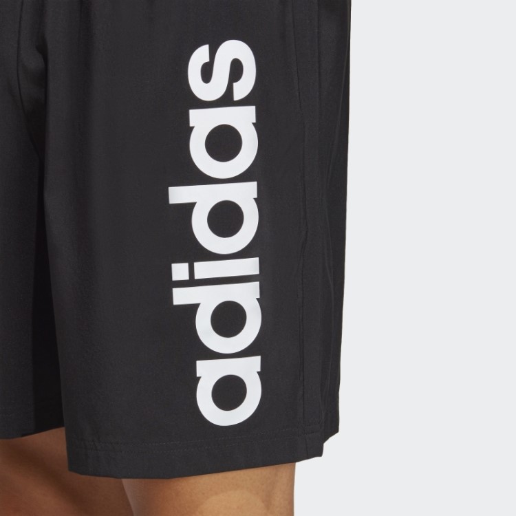 Short Aeroready Essentials Chelsea Linear Logo Adidas Black Fashion