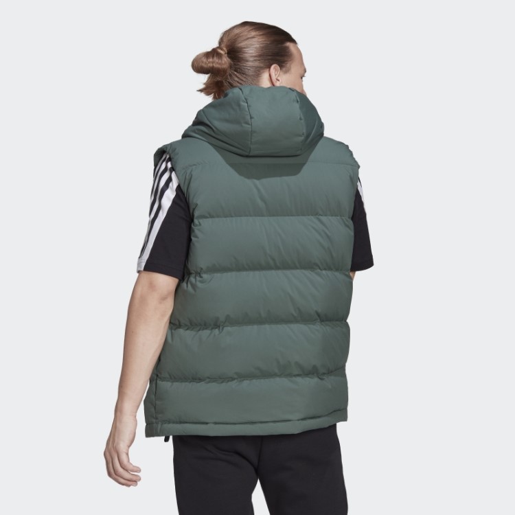 Adidas Helionic Colete Com Capuz Verde óxido