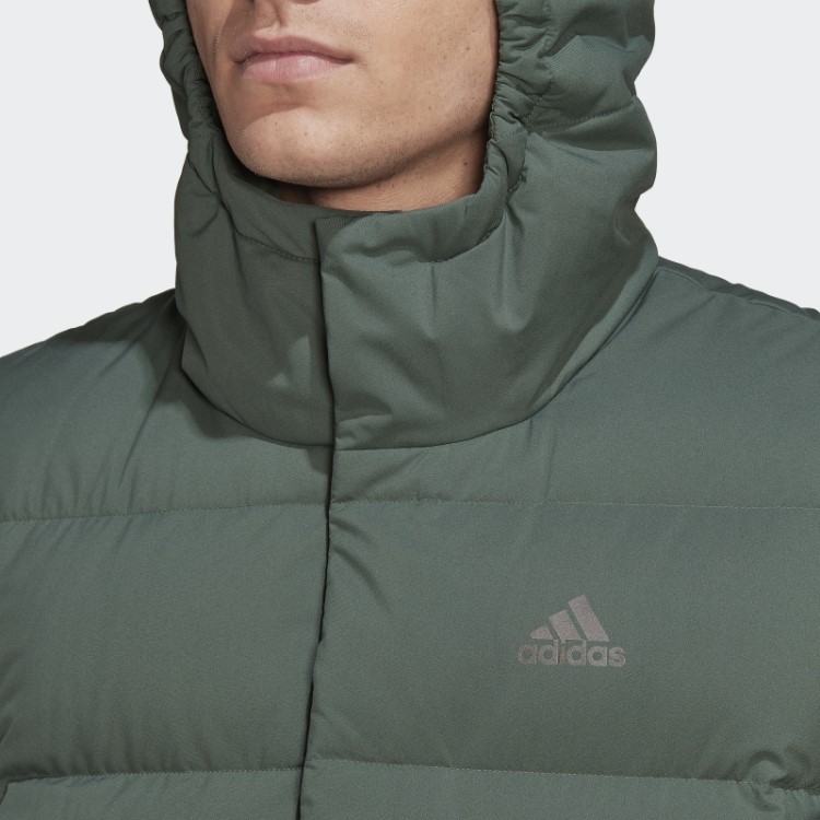 Adidas Helionic Colete Com Capuz Verde óxido