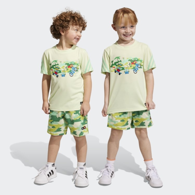 Conjunto De Camiseta E Shorts Adidas X Lego Play Halo