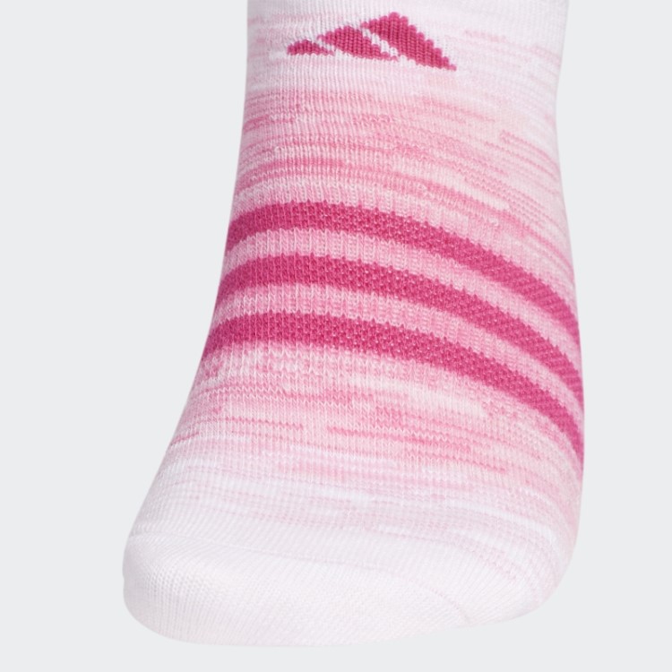 Meias Invisíveis Adidas Superlite Ombré Rosa 6 Pares