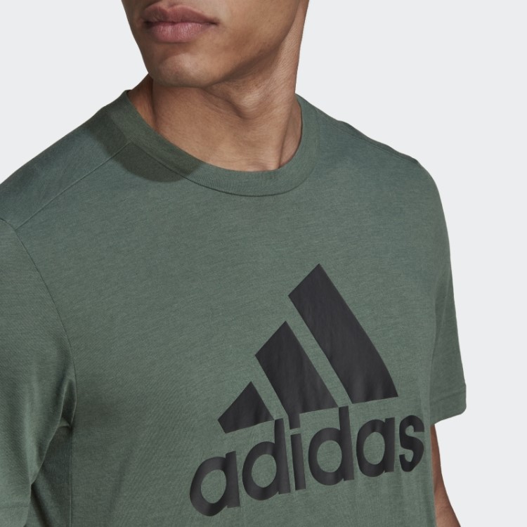 Camiseta Com Logo Esportivo Adidas Aeroready Designed 2 Move óxido Verde