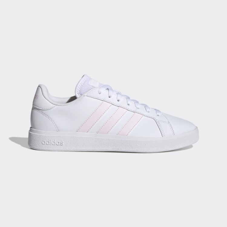 Sapatos Casuais De Corte De Estilo De Vida Branco Grande Tribunal Td Adidas