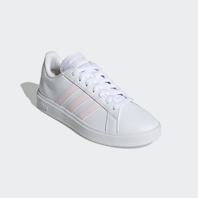 Sapatos Casuais De Corte De Estilo De Vida Branco Grande Tribunal Td Adidas