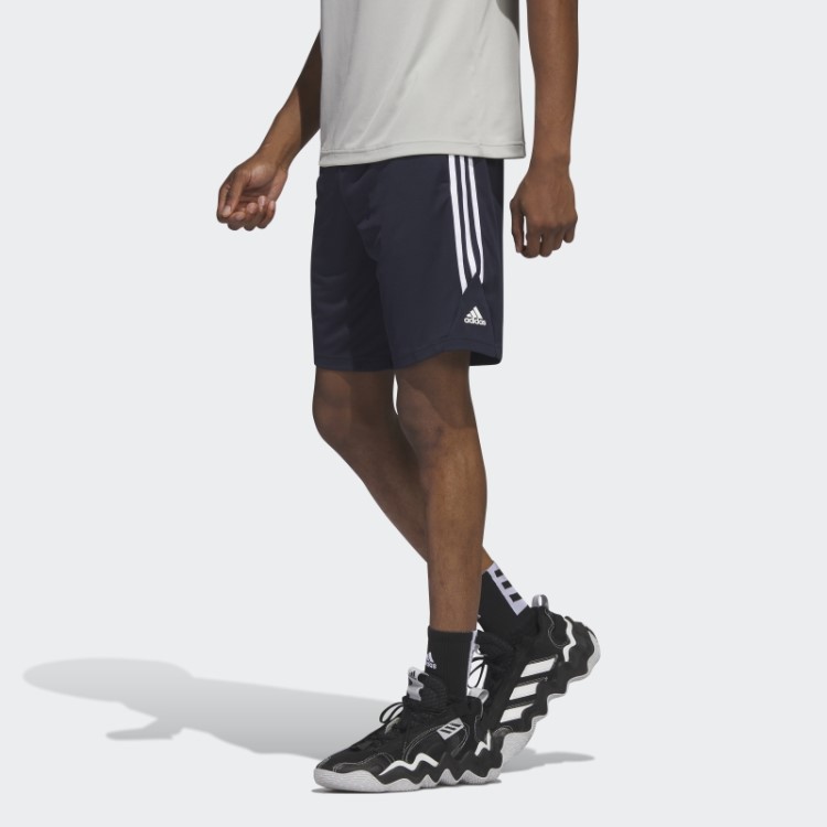 Calção De Basquete Adidas Legends 3 Listras Tinta Quente