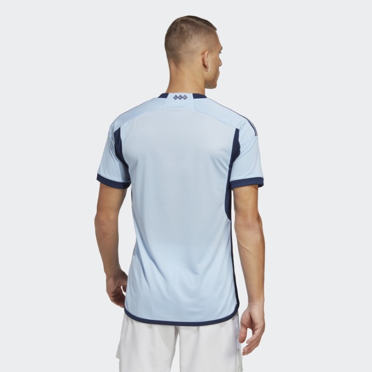 Camisa Esportiva Kansas City 23/24 Casa Autêntica Adidas Glow Blue