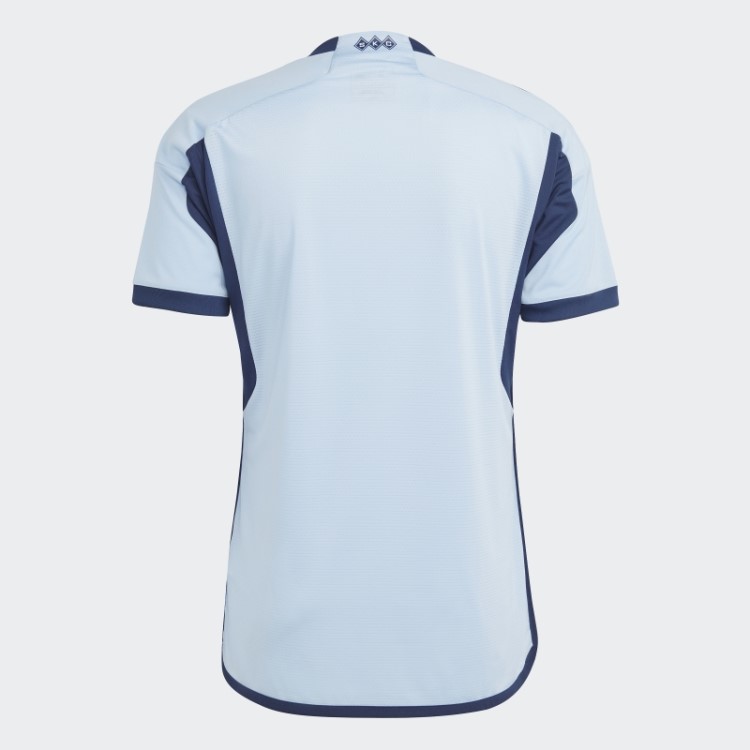 Camisa Esportiva Kansas City 23/24 Casa Autêntica Adidas Glow Blue
