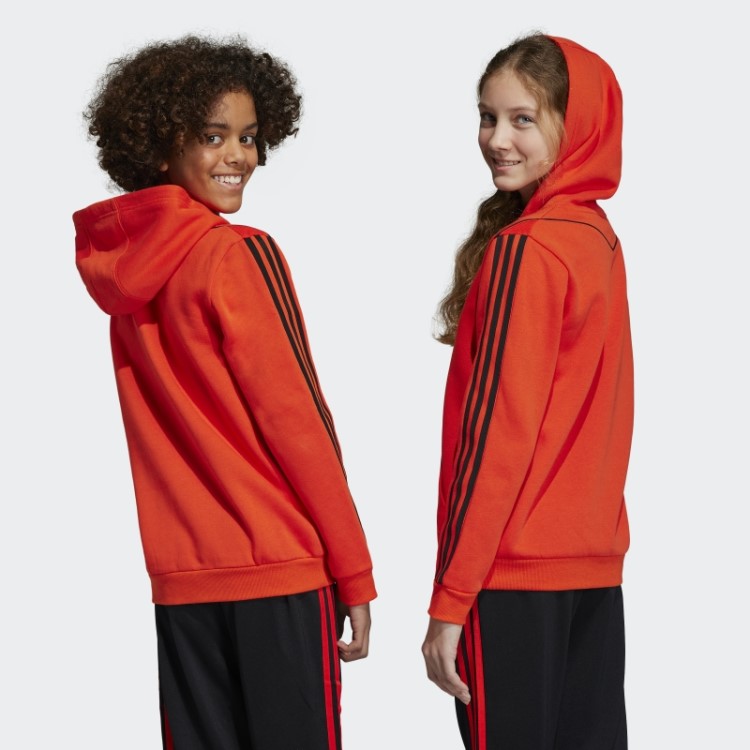 Moda Com Capuz Laranja Adidas X Lego