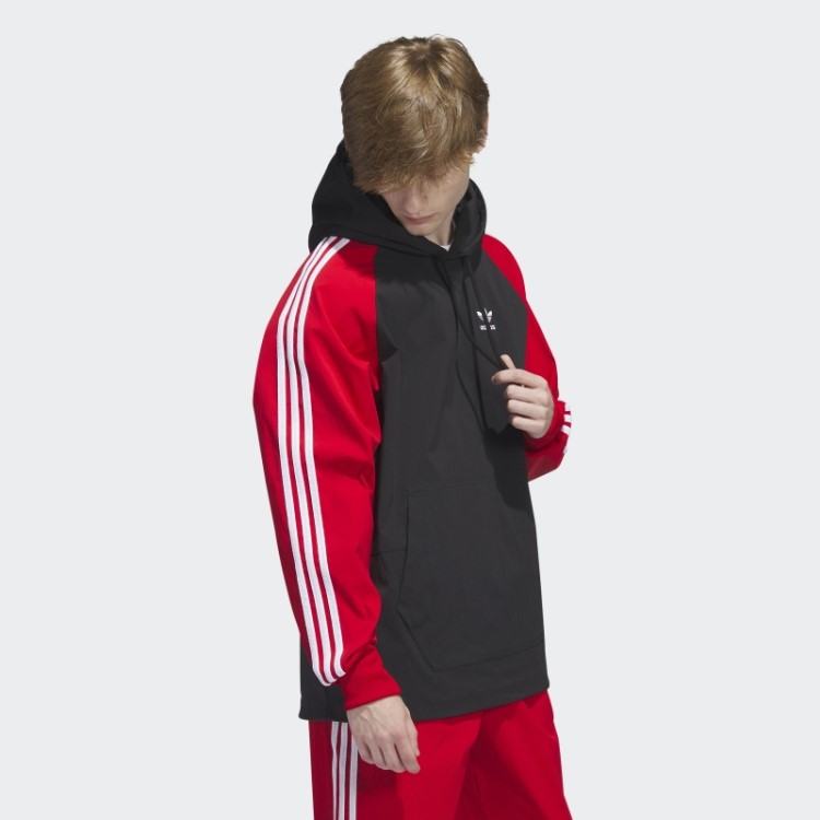 Sst Blusão Com Capuz Preto Adidas