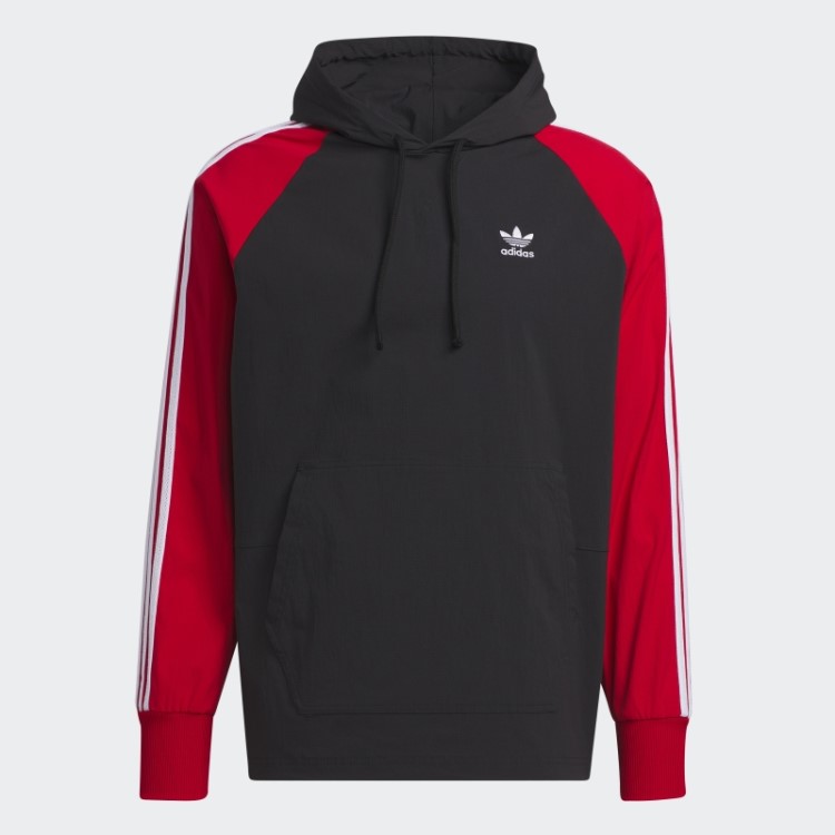 Sst Blusão Com Capuz Preto Adidas