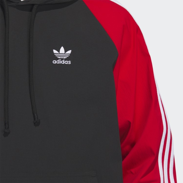 Sst Blusão Com Capuz Preto Adidas