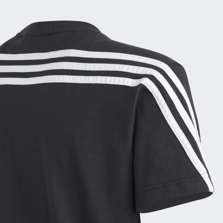 Camiseta Com As Três Listras Branca Adidas Future Icons
