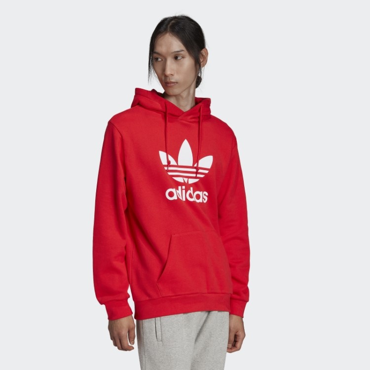 Moletom Vermelho Adicolor Classics Trefoil Adidas