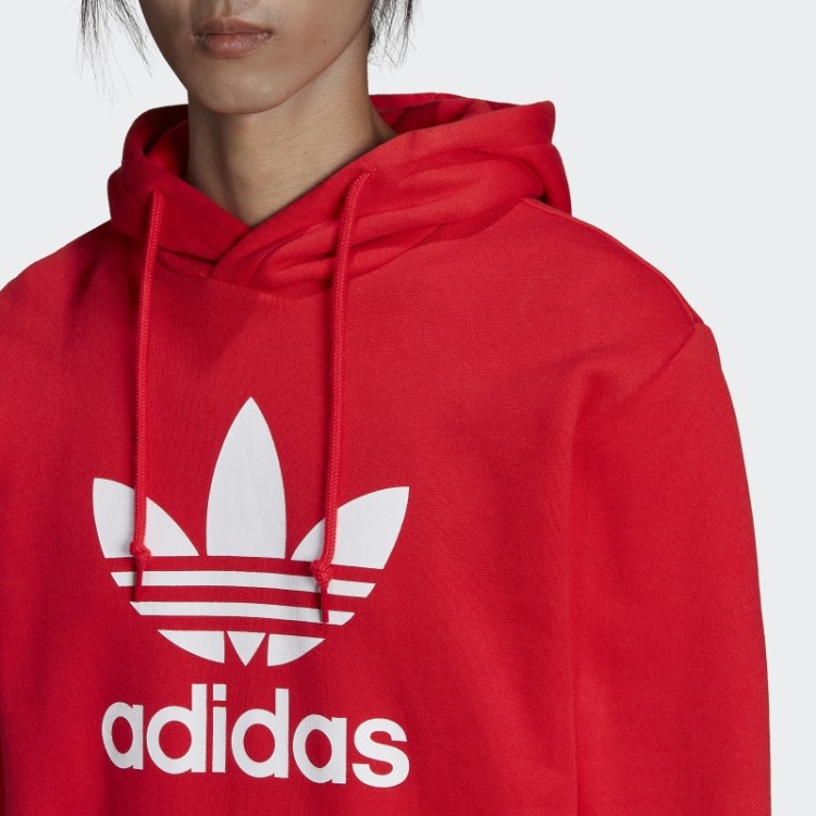 Moletom Vermelho Adicolor Classics Trefoil Adidas