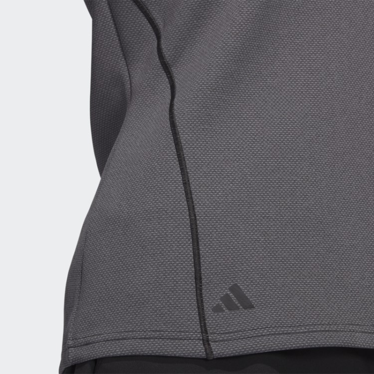 Pulôver De Golfe Preto Com Zíper 1/4 Adidas