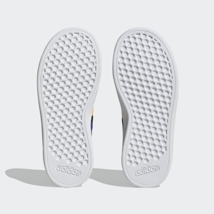Tênis Preto Adidas Grand Court Estilo De Vida Com Cadarço