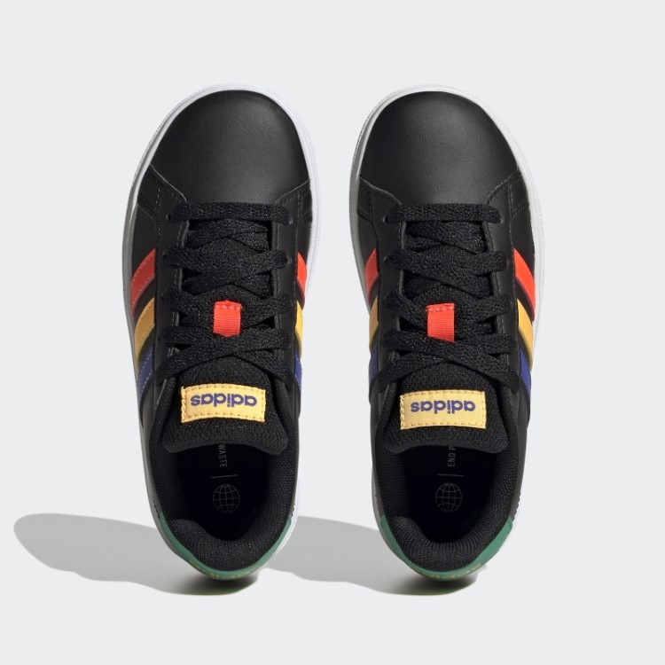 Tênis Com Cadarço Verde Adidas Grand Court Lifestyle
