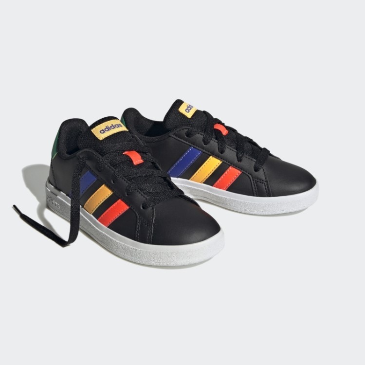 Tênis Com Cadarço Verde Adidas Grand Court Lifestyle