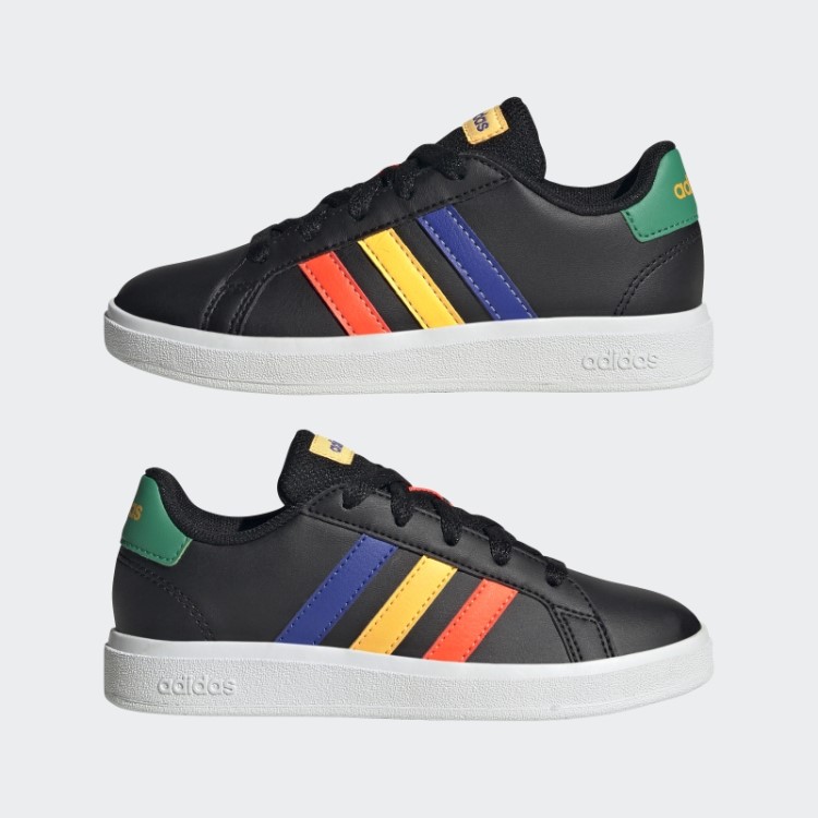 Tênis Com Cadarço Verde Adidas Grand Court Lifestyle