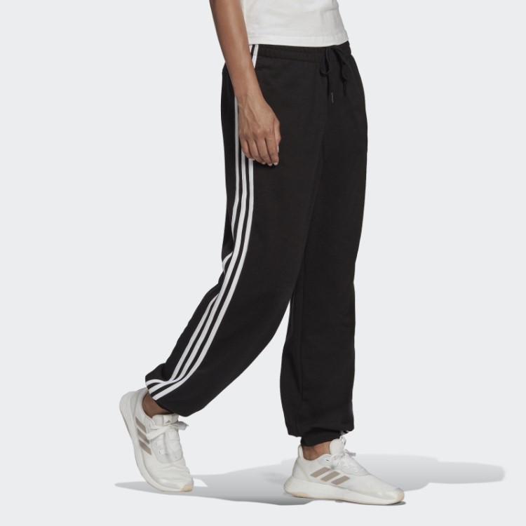 Calça Adidas Essentials Studio Lounge Com As Três Listras Preta